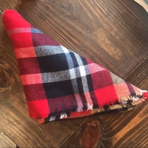 Plaid Blanket Scarf